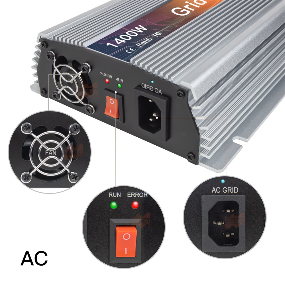 Microinverter solare MPPT da 1 - Micro Inverter 1400W Solar Grid Tie recensione e prezzo